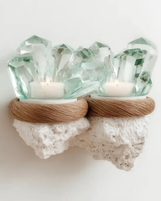 Crystalflame Sconce